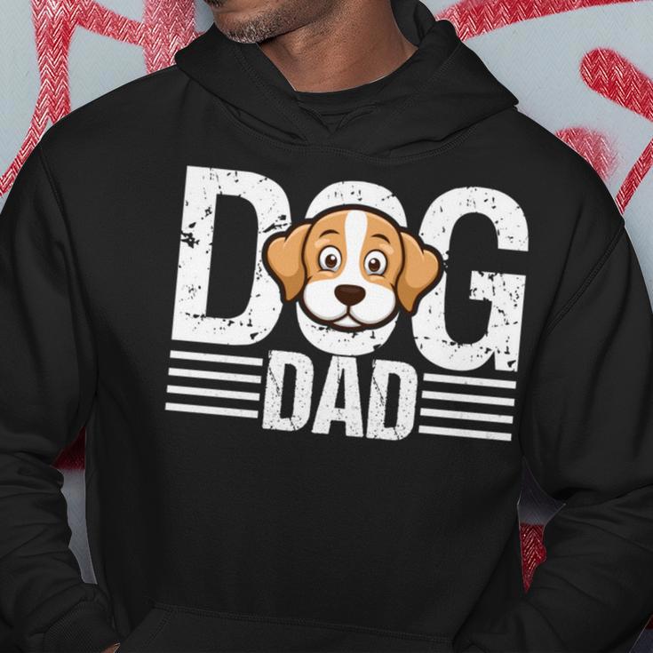 Hunde- Für Herren Hund Papa Pfotenabdruck Hundeliebhaber Herren Lustig Kapuzenpullover Lustige Geschenke