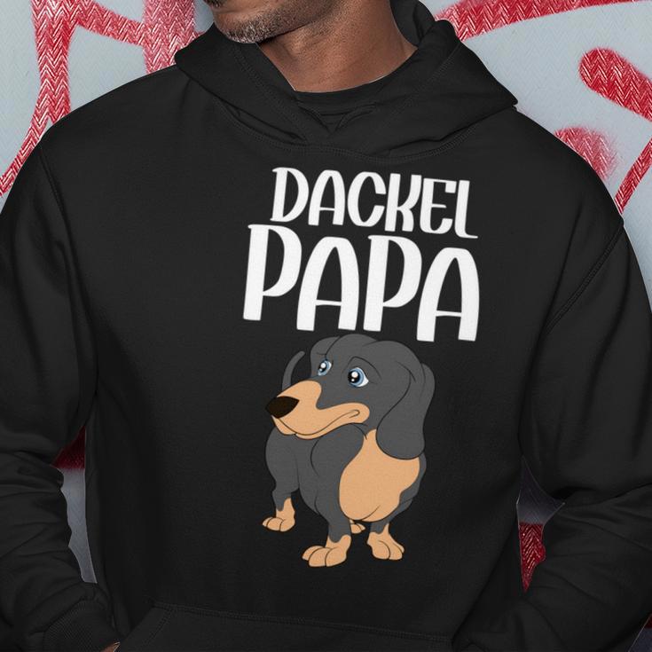 Hunde Papa Hundebesitzer Hundehalteratertag Dackel Kapuzenpullover Lustige Geschenke