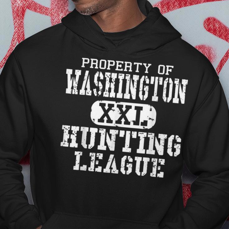 Hunter League Property Of Washington Hunting Club Hoodie Unique Gifts