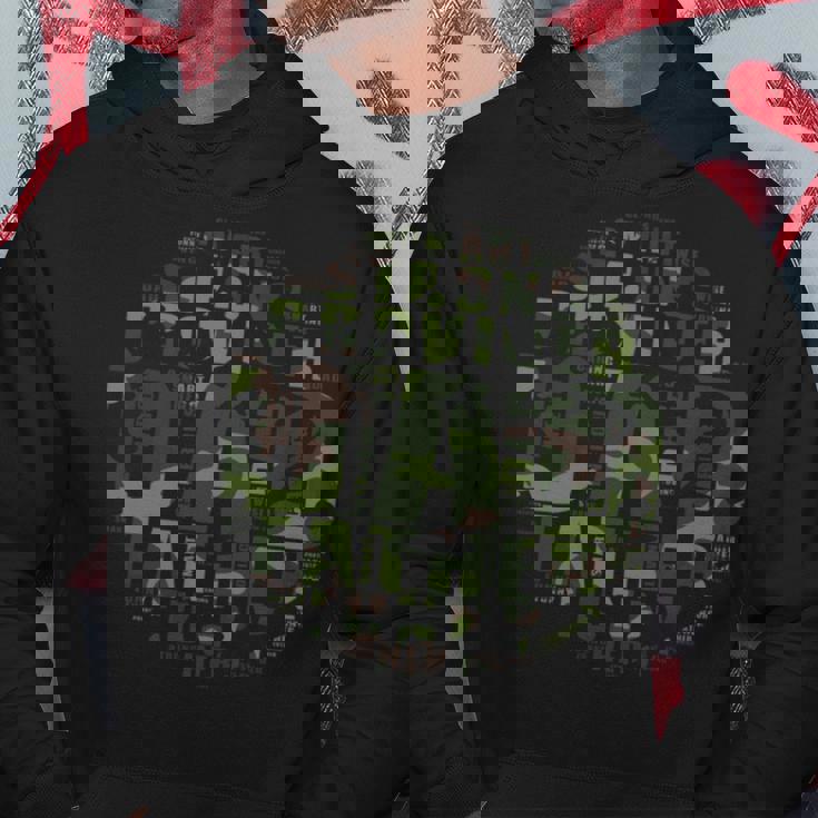 Hunting Dad Camouflage Word Cloud Father’S Day Men Hoodie Personalized Gifts
