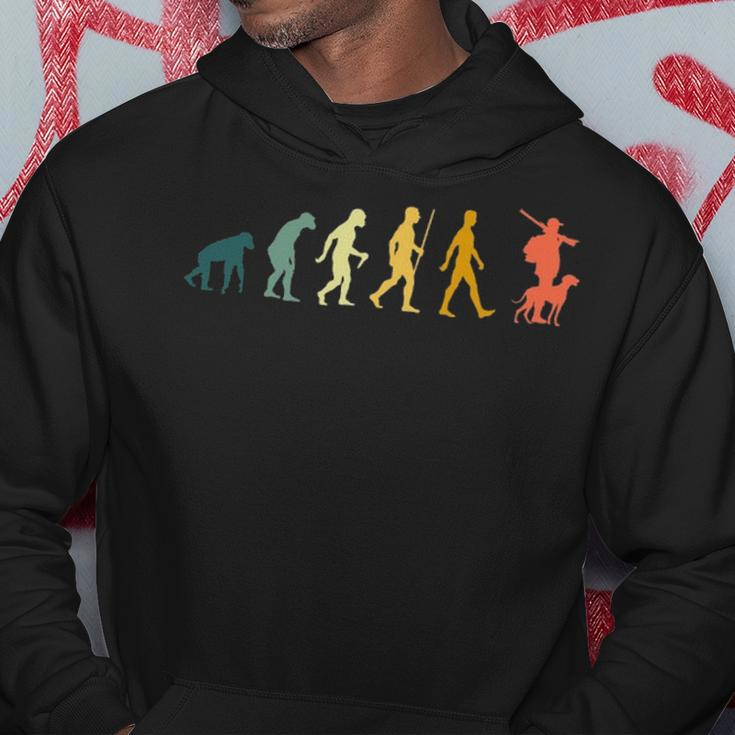 Hunting Dog Evolution Hunter With Dog Retro Hunting Dogs Hoodie Unique Gifts
