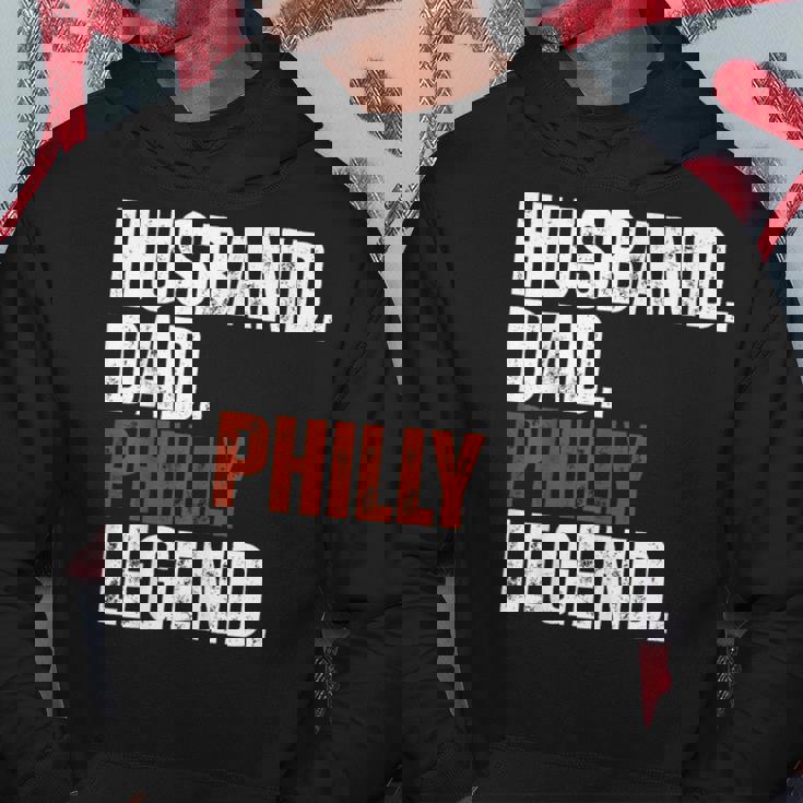 Husband Dad Philly Legend Philadelphia Father Vintage Hoodie Unique Gifts