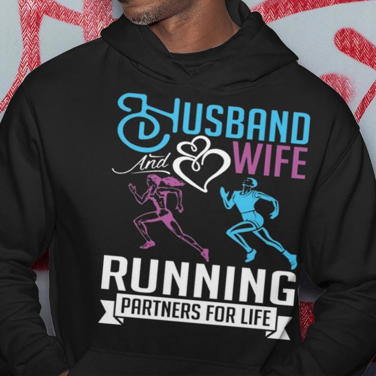 Husband And Wife Running Sweet Valentine’S Day Hoodie Unique Gifts