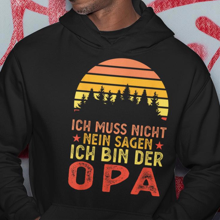 Ich Bin Der Opa Papa Family Kapuzenpullover Lustige Geschenke