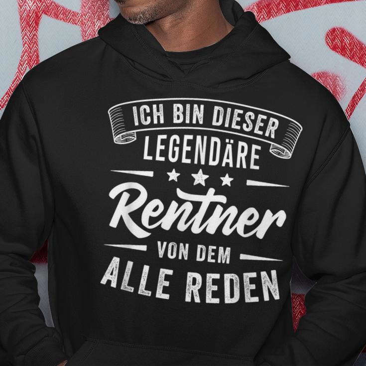 Ich Bin Dieser Legendary Rentner Hoodie Lustige Geschenke