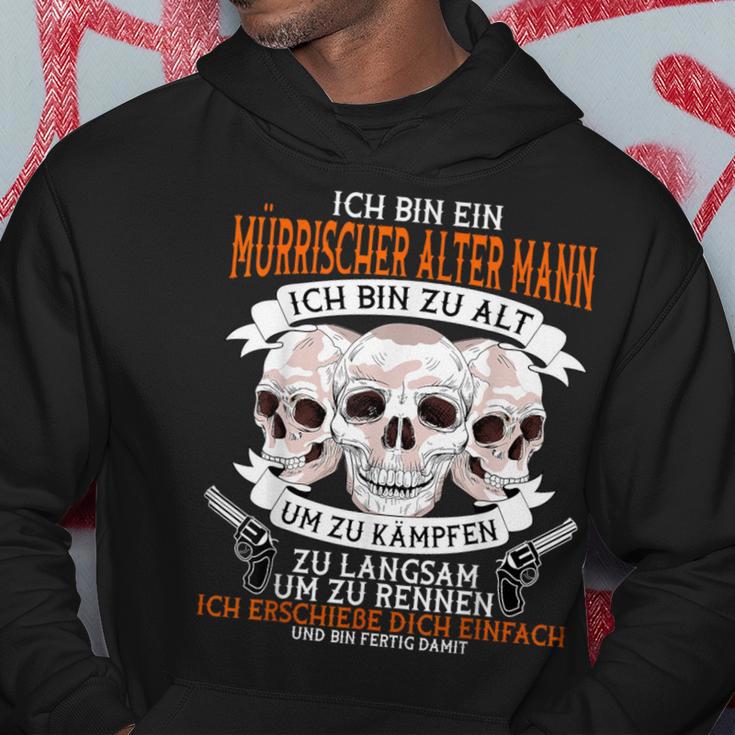 Ich Bin Ein Mürrische Alter Mann Ich Bin Ein Mürrische Hoodie Lustige Geschenke