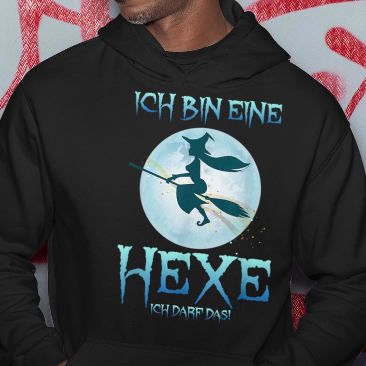 Ich Bin Eine Hexe Ich Darf Das Hexen Fliegen Hoodie Lustige Geschenke