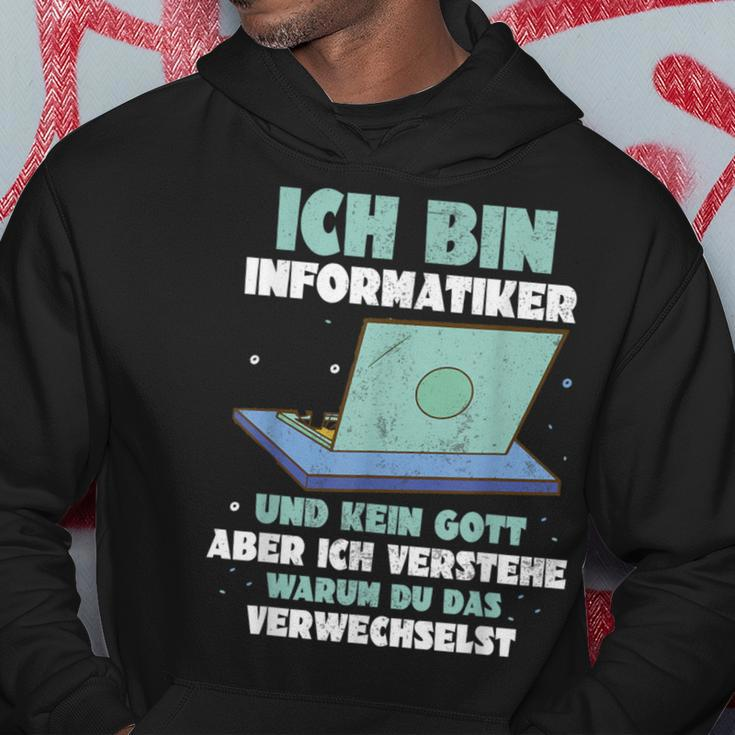 Ich Bin Informatiker Und Kein Gott Ich Bin Informatiker Kapuzenpullover Lustige Geschenke