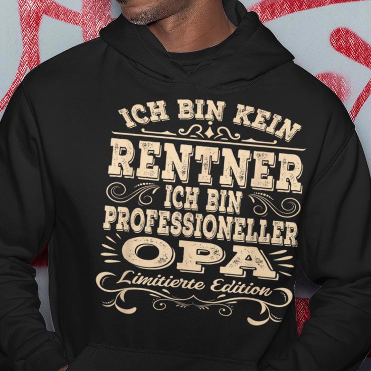 Ich Bin Kein Rentner Ich Bin Professioneller Opa Grandfather Kapuzenpullover Lustige Geschenke