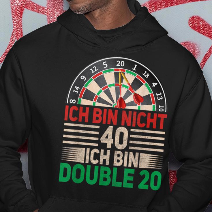 Ich Bin Nicht 40 Ich Bin Double 20 Ich Bin Nicht 40 Ich Bin Double Hoodie Lustige Geschenke