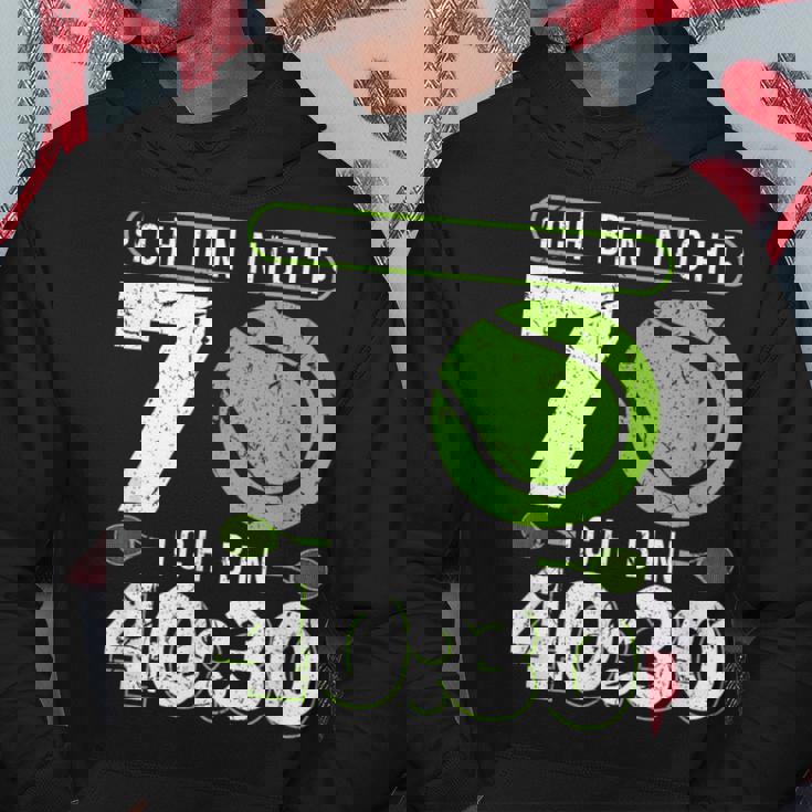 Ich Bin Nicht 70 Jahre Tennis 70Th Birthday Hoodie Lustige Geschenke