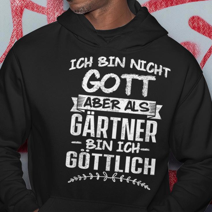 Ich Bin Nicht Gott Aber Als Gärtner Bin Ich Göttlich Garten Hoodie Lustige Geschenke