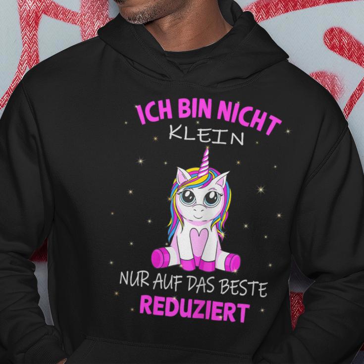 Ich Bin Nicht Klein Unicorn Saying Hoodie Lustige Geschenke