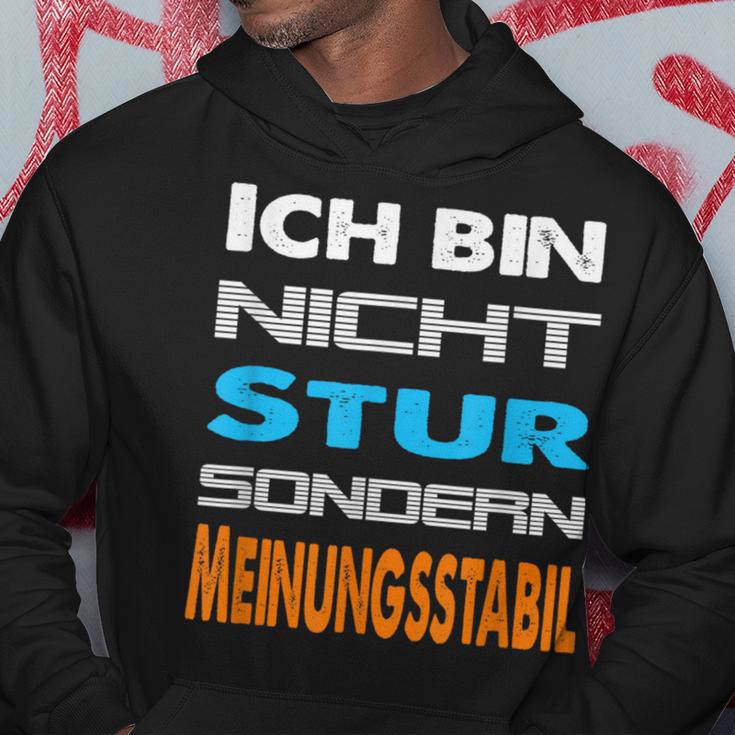 Ich Bin Nicht Stur Sondern Meinungsstabil Saying Kapuzenpullover Lustige Geschenke