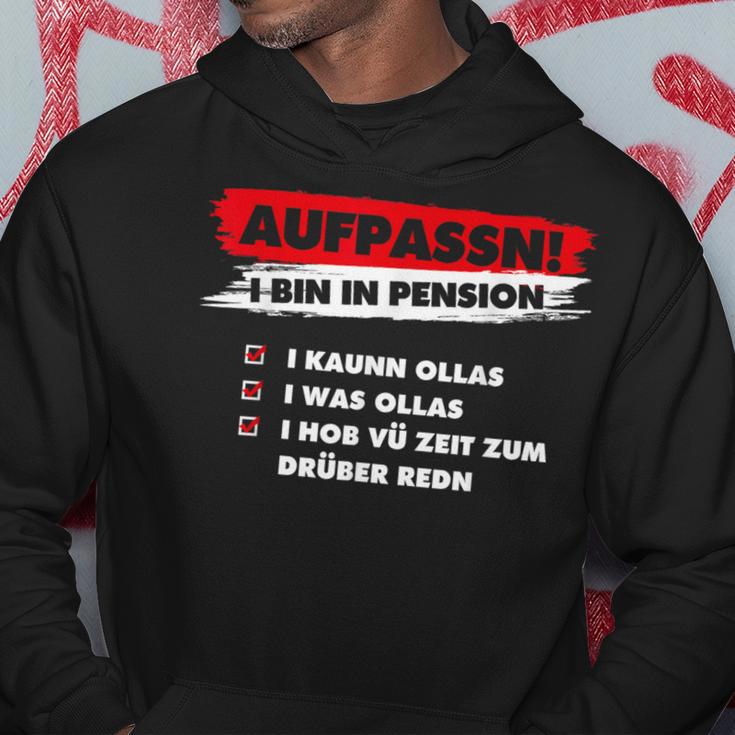 Ich Bin In Pension Ich Kann Alles Ich Weiß Alles Kapuzenpullover Lustige Geschenke