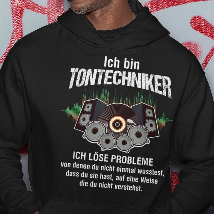 Ich Bin Tontechnikerolume Mixer Sound Hoodie Lustige Geschenke