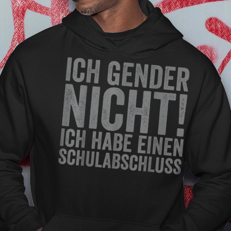 Ich Gender Nicht Ich Habe Einen Schulabschluss Hoodie Lustige Geschenke