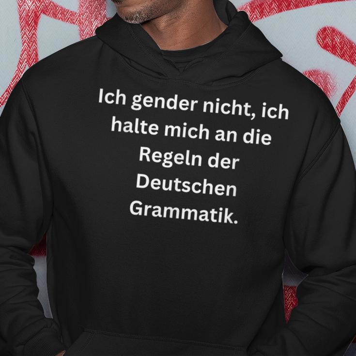 Ich Gender Nicht Ich Halte Mich An Rules Gender Kapuzenpullover Lustige Geschenke