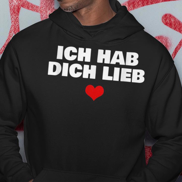 Ich Habe Dich Lieb Mit Herz Kapuzenpullover Lustige Geschenke