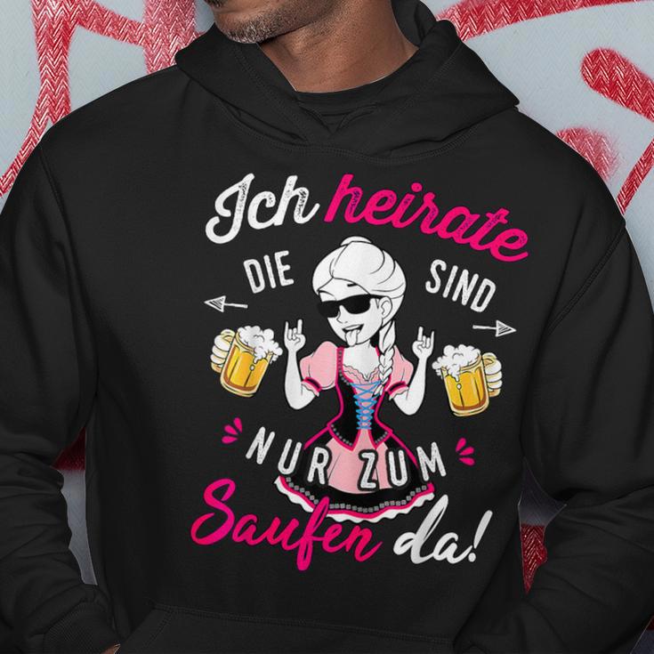 Ich Heirate Die Anderen Sind Nur Zum Saufen Hier Kapuzenpullover Lustige Geschenke