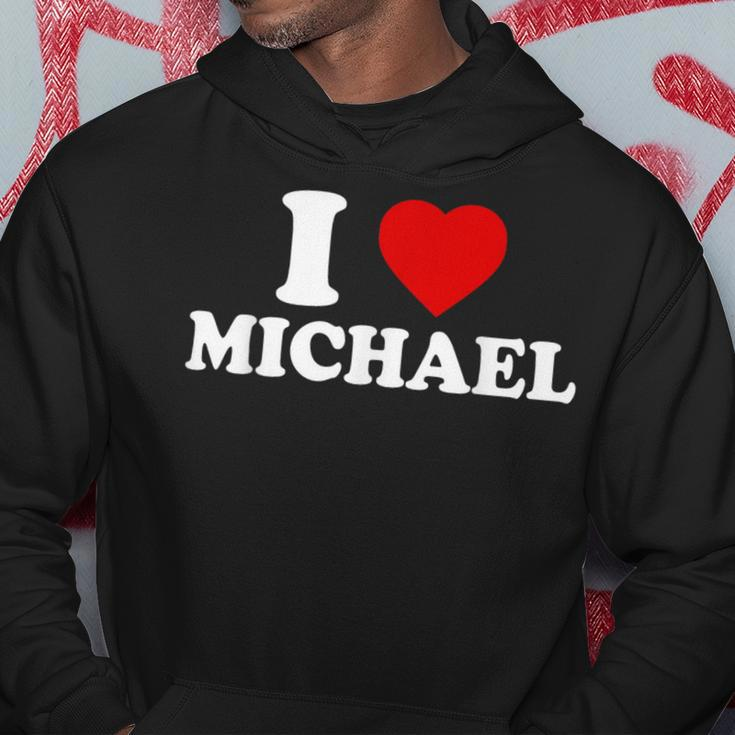 Ich Liebe Michael Männer Frauen I Love Michael Hoodie Lustige Geschenke