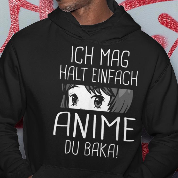 Ich Mag Halt Einfach Anime Du Baka Hoodie Lustige Geschenke