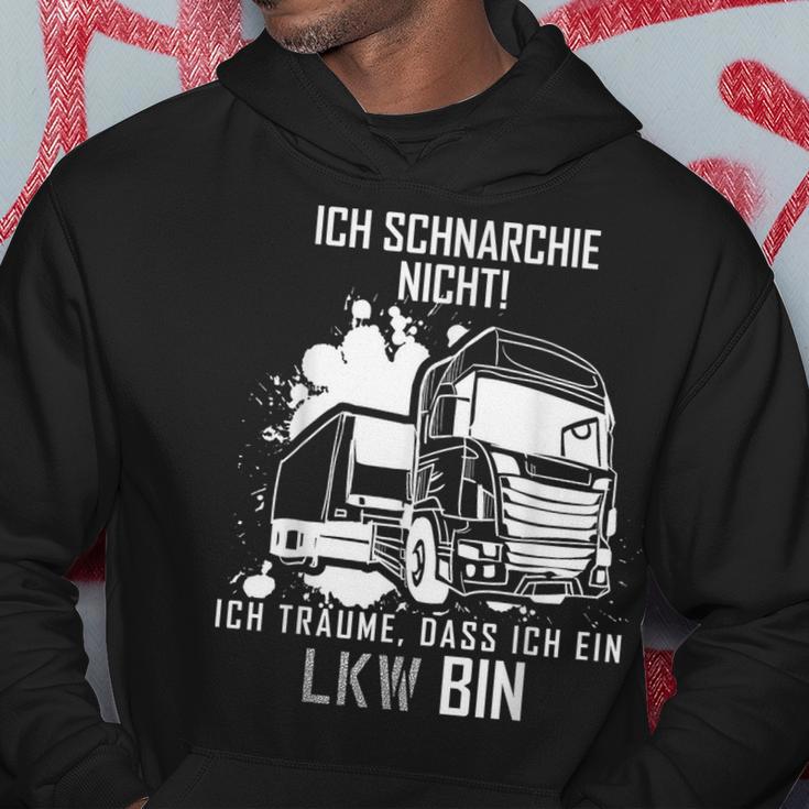 Ich Schnarche Nicht Ich Träume Ich Bin Ein Lkw Trucker Hoodie Lustige Geschenke