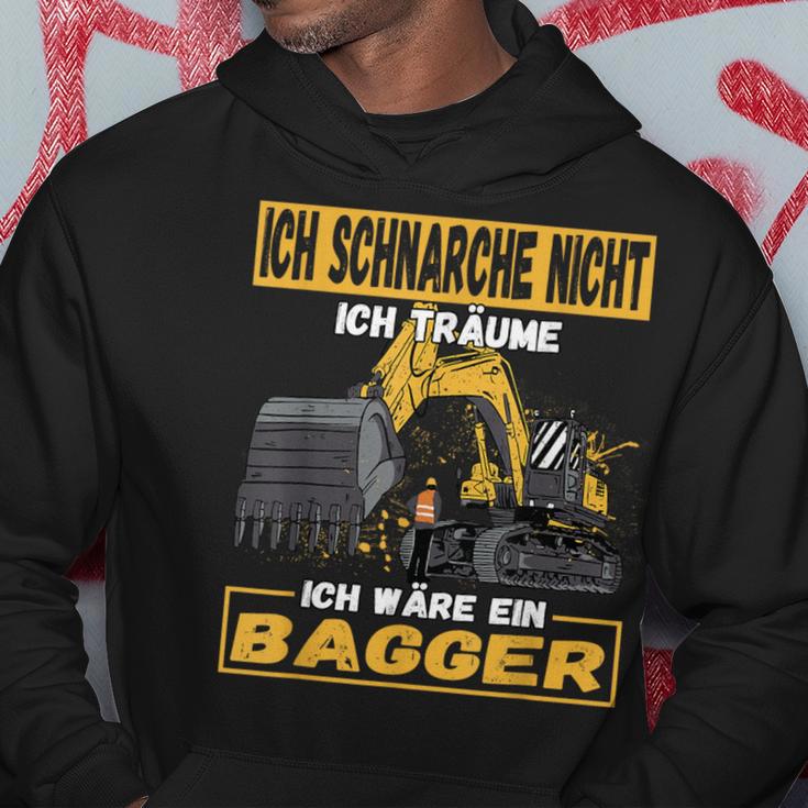 Ich Schnarche Nicht Ich Träumen Ich Wäre Ein Digger Kapuzenpullover Lustige Geschenke