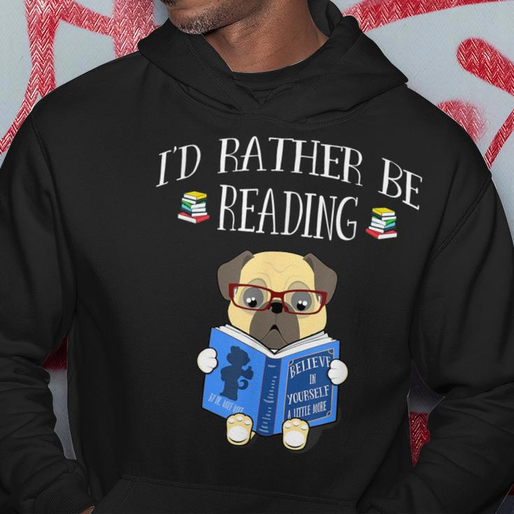 I'd Rather Be ReadingBookaholic Bookworms Hoodie Unique Gifts