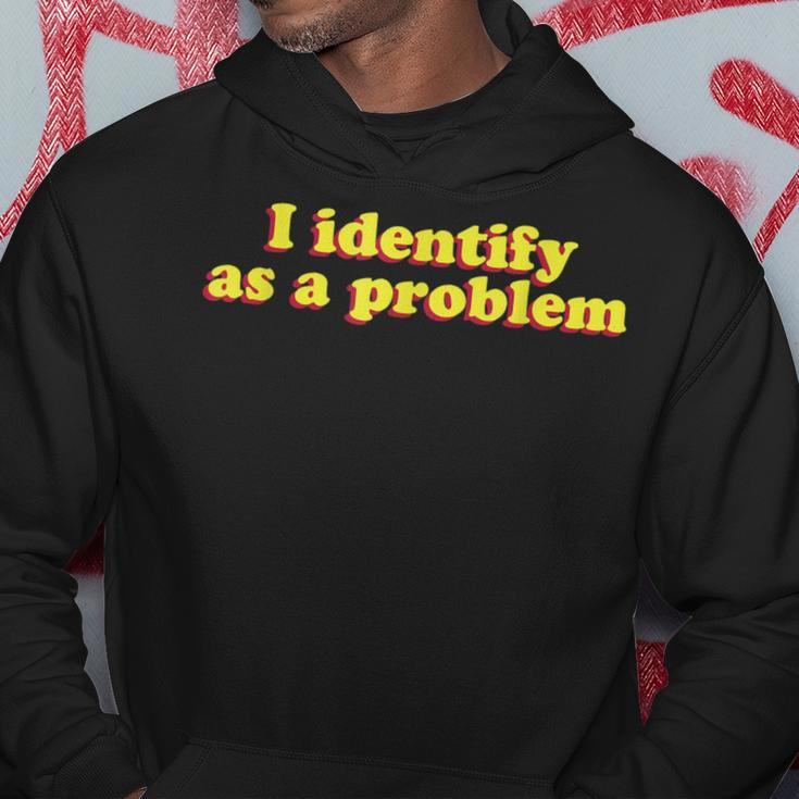 I Identify As Problem Lgbtq Non Binary Gender Trans Hoodie Unique Gifts