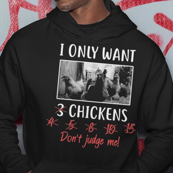 Ily Want 3 Chickens Chicken Lover Chicken Hoodie Unique Gifts