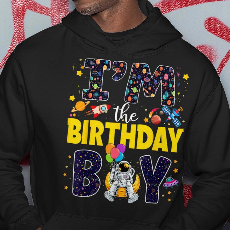 I'm The Birthday Boy 2Nd Outer Space Family Matching Outfit Hoodie Funny Gifts