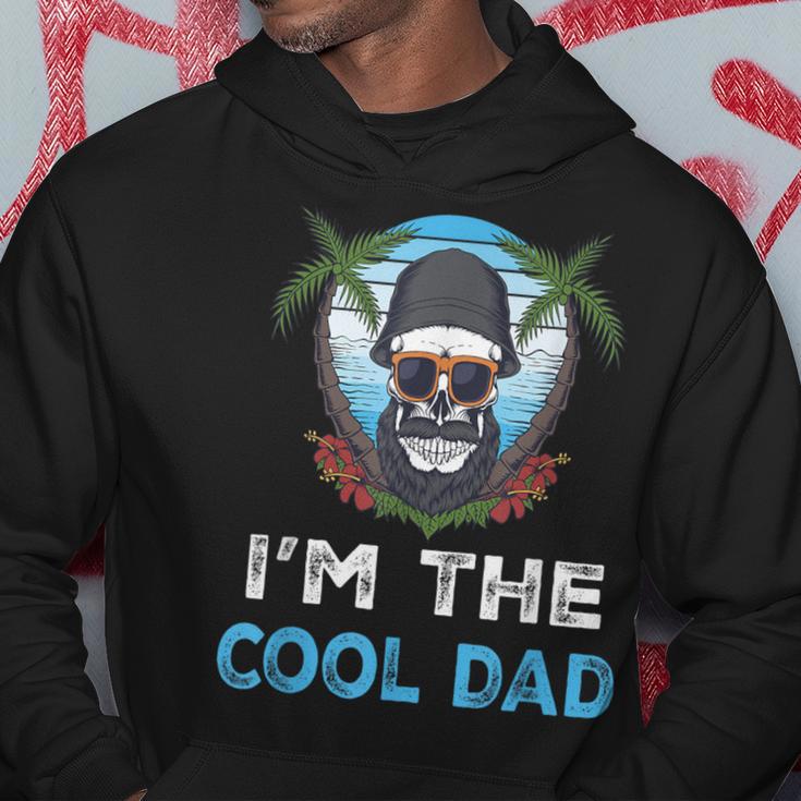 I'm The Cool Dad Skull Beard Vintage Father's Day Summer Hoodie Unique Gifts