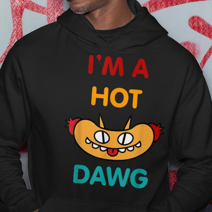 I'm A Hot Dawg Hot Dog Vintage Apparel Hoodie Unique Gifts