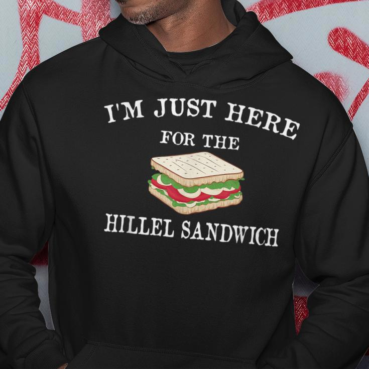 I'm Just Here For The Hillel Sandwich Passover Seder Matzah Hoodie Unique Gifts