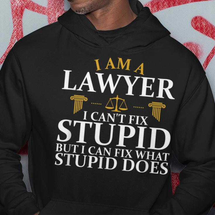 I'm A Lawyer I Can't Fix Stupid Litigator Attorney Law Hoodie Unique Gifts