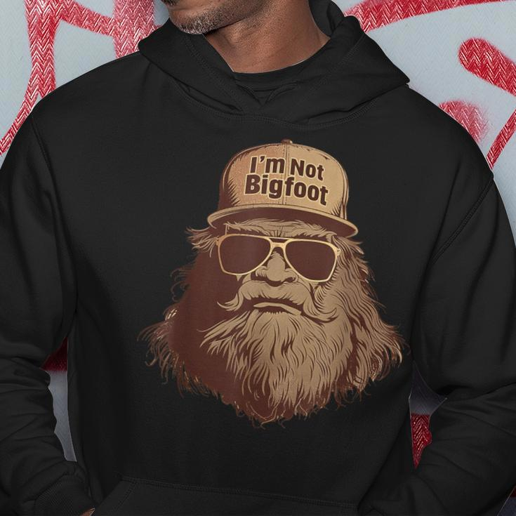 I'm Not Bigfoot Bigfoot Disguise Trucker Hat Sasquatch Hoodie Unique Gifts