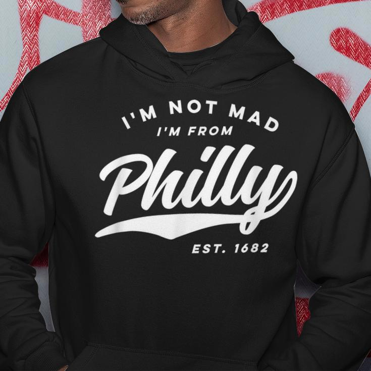 I'm Not Mad I'm From Philly Retro 1970S Philadelphia Vintage Hoodie Unique Gifts