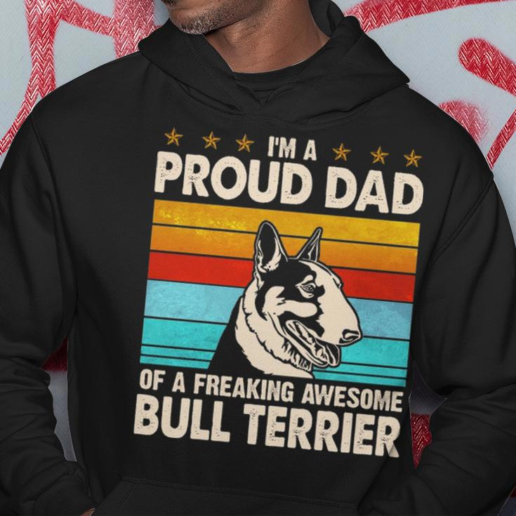 I'm A Proud Dad Of A Freaking Awesome Bull Terrier Hoodie Unique Gifts