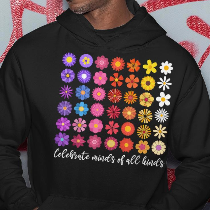 Inclusion Celebrate Minds Of All Kinds Autism Awareness Hoodie Unique Gifts