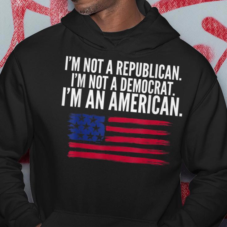 Independent Voter Not Republican Not Democrat American Hoodie Unique Gifts