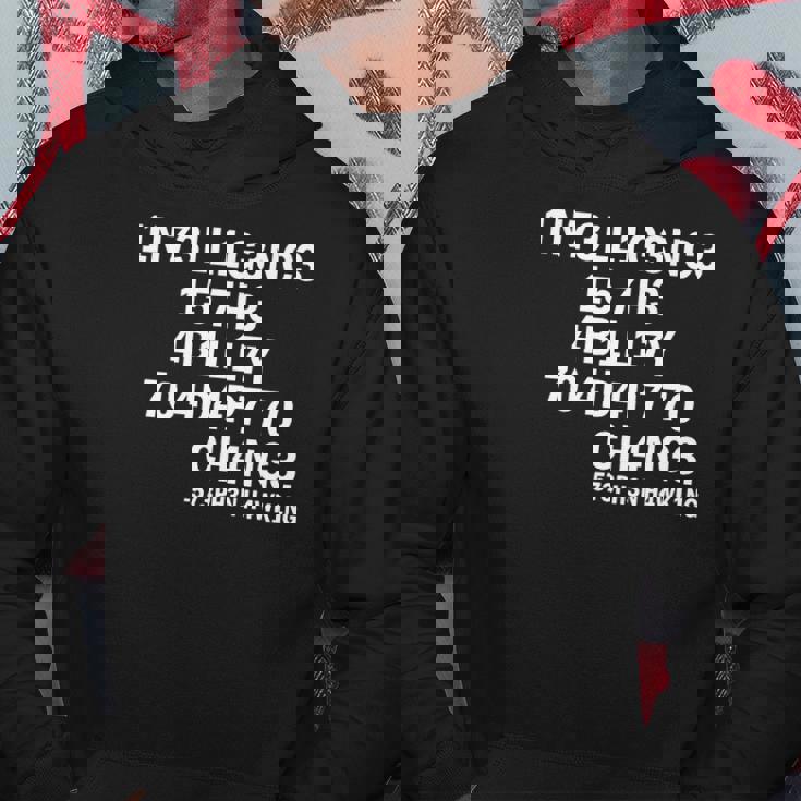 Intelligence Stephen Hawking Sweat à capuche Cadeaux drôles