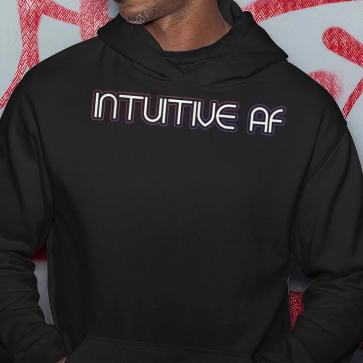 Intuitive Af Outline Hoodie Unique Gifts