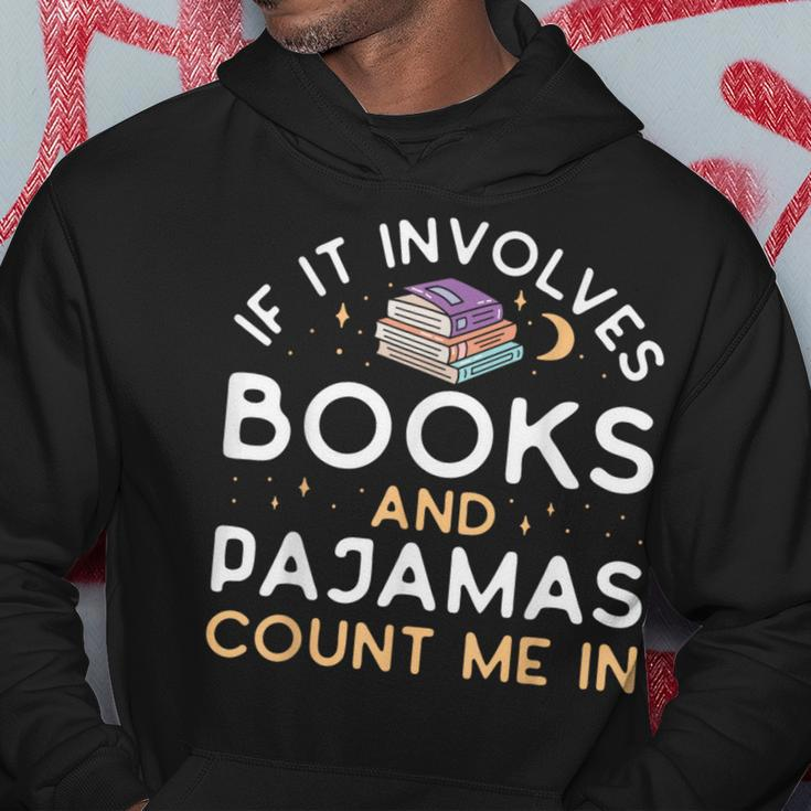 If It Involves Books And Pajamas Book Lover Librarian Hoodie Personalized Gifts