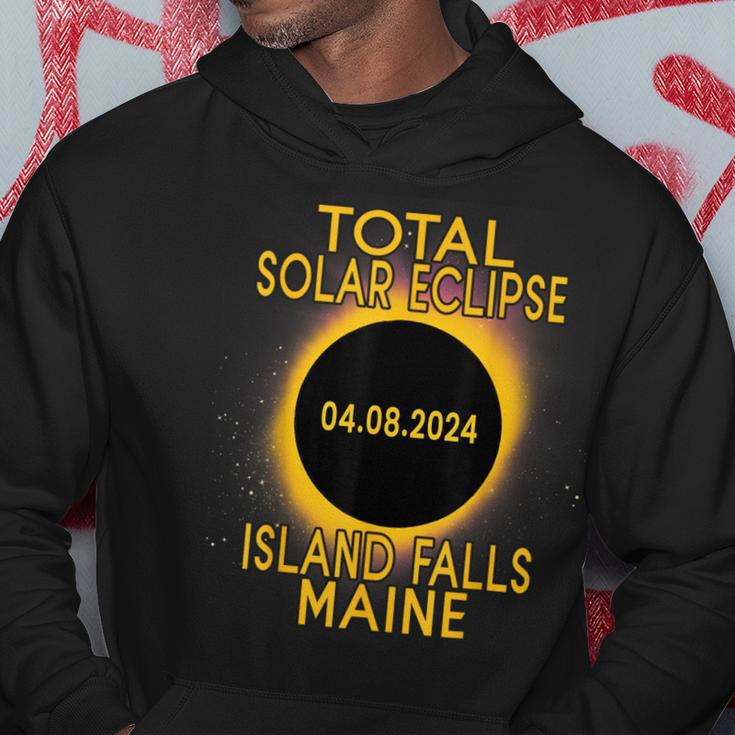 Island Falls Maine Total Solar Eclipse 2024 Hoodie Unique Gifts