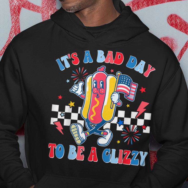 It’S A Bad Day To Be A Glizzy 4Th Of July Hotdog 4Th Hoodie Unique Gifts