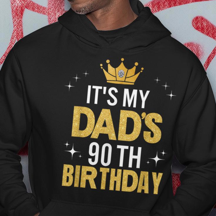 It's My Dad's 90Th Birthday 90 Years Old Hoodie Unique Gifts