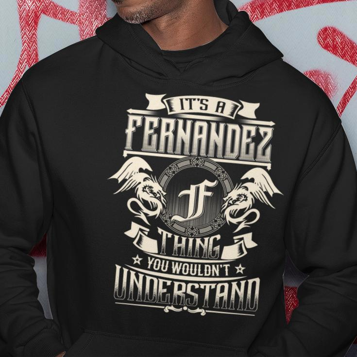 It's A Fernandez Thing You Wouldn't Understand Family Name Hoodie Funny Gifts