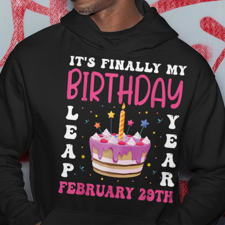 It's Finally My Birthday Leap Year 2024 Birthday Leap Day Hoodie Funny Gifts