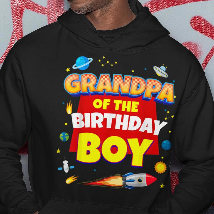 Its My Grandpa Birthday Boy Space Astronaut Family Matching Hoodie Unique Gifts